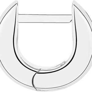 14K Gold Plated 925 Sterling Silver Post Ultra Thick Huggie Earring | Women's
